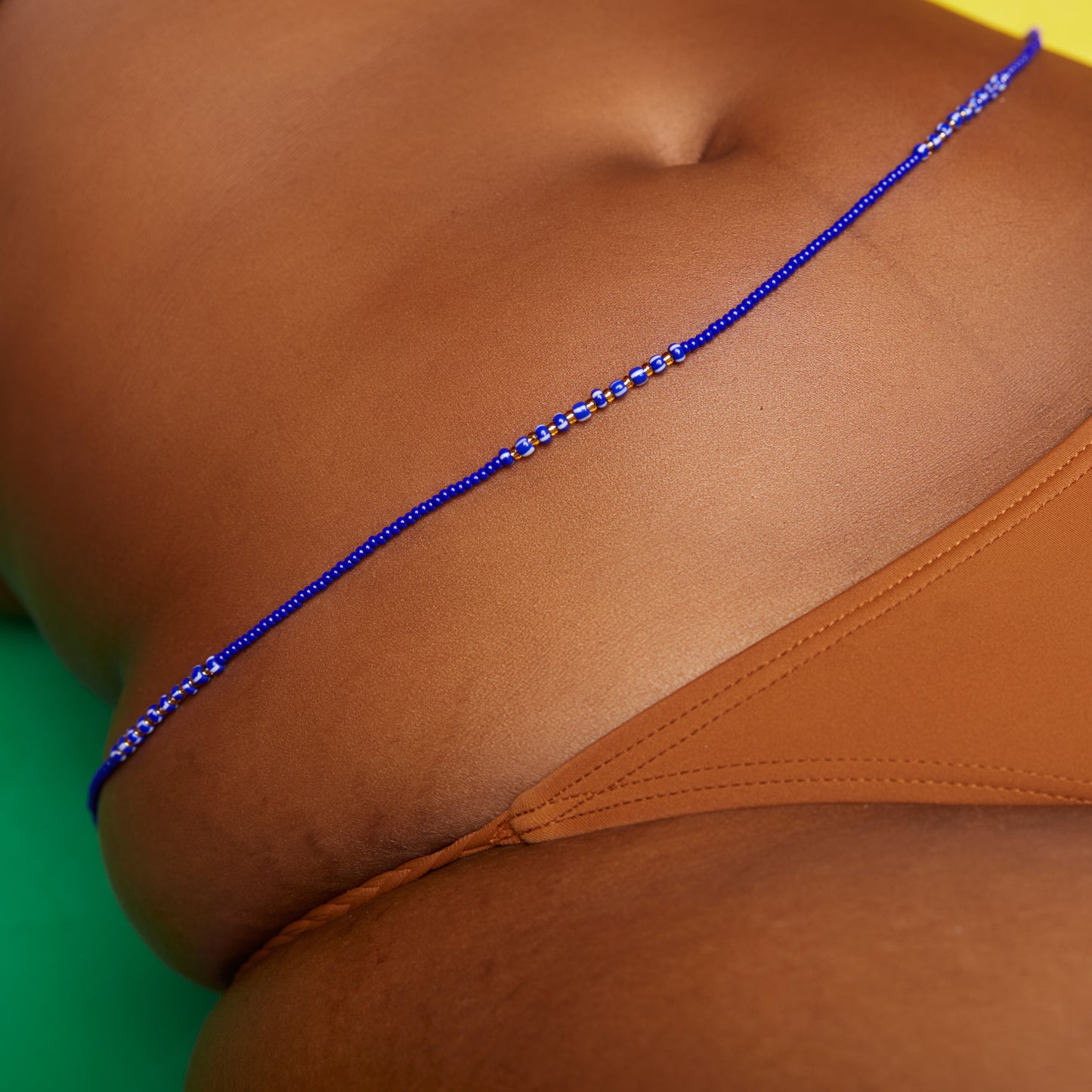 Blue Waist Beads