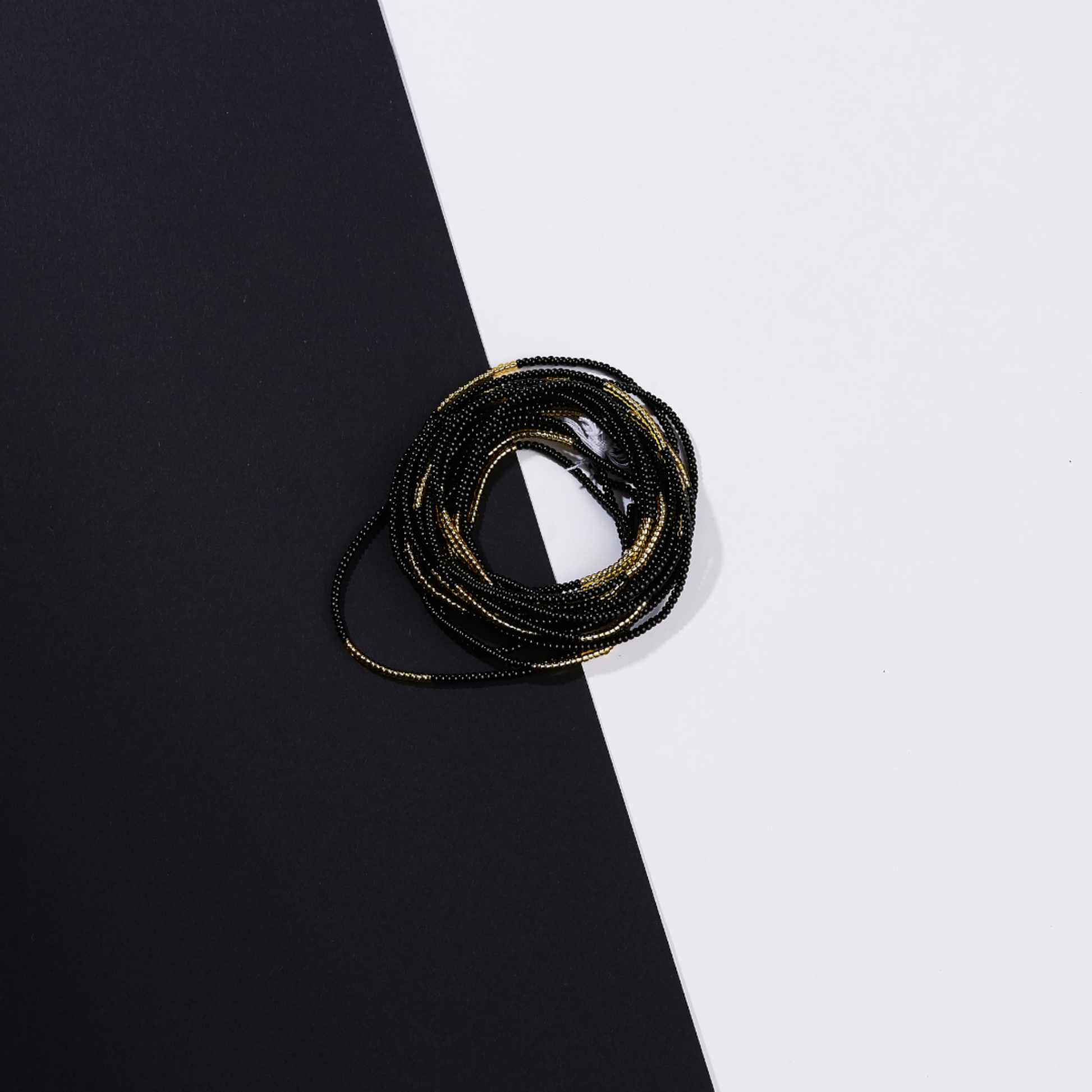Black Traditional Waist Beads