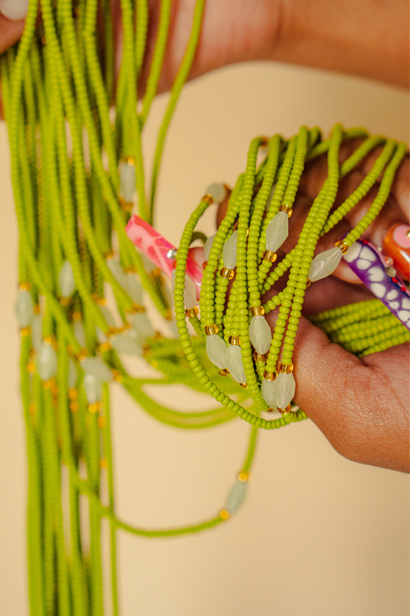 Tend My Garden Traditional Waist Beads